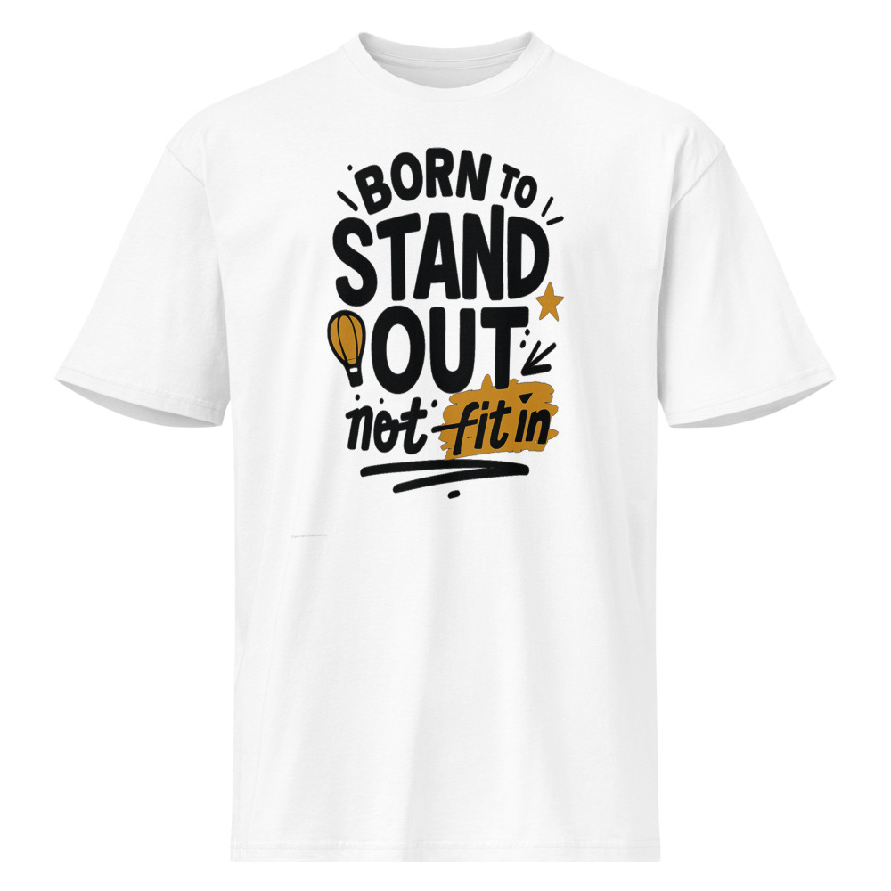Born to Stand Out not to fit in — Men's Tee