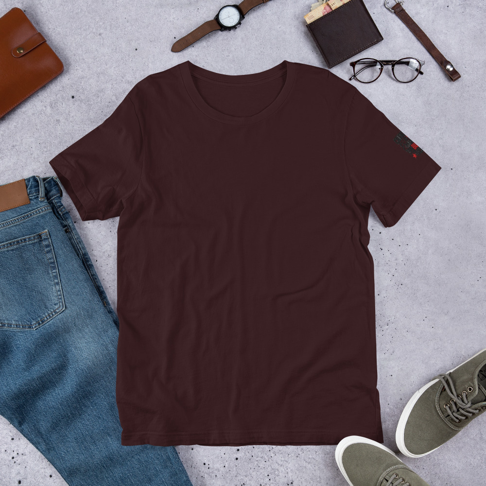 BlabTown On-Model - Oxblood Black