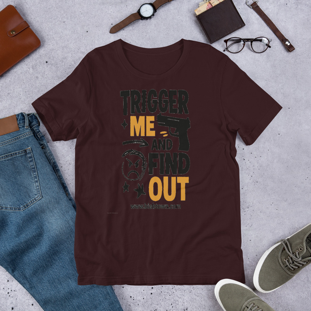 BlabTown On-Model - Oxblood Black