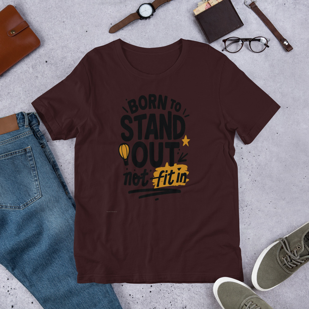 BlabTown On-Model - Oxblood Black